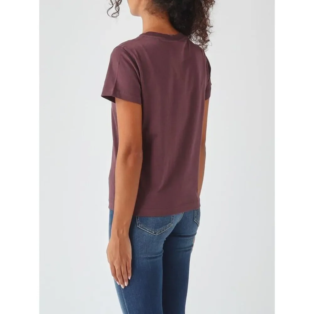 Pinko Women Pinko Cotton Short-Sleeve T-Shirt With Contrast Logo